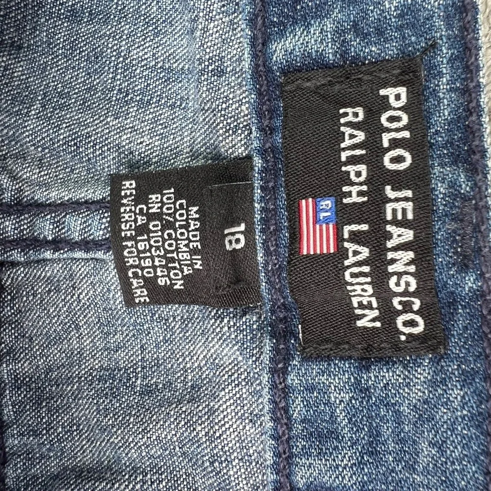 Polo Ralph Lauren Jeans Co. Denim Cargo Shorts Womens 16 Blue Carpenter‎ 11